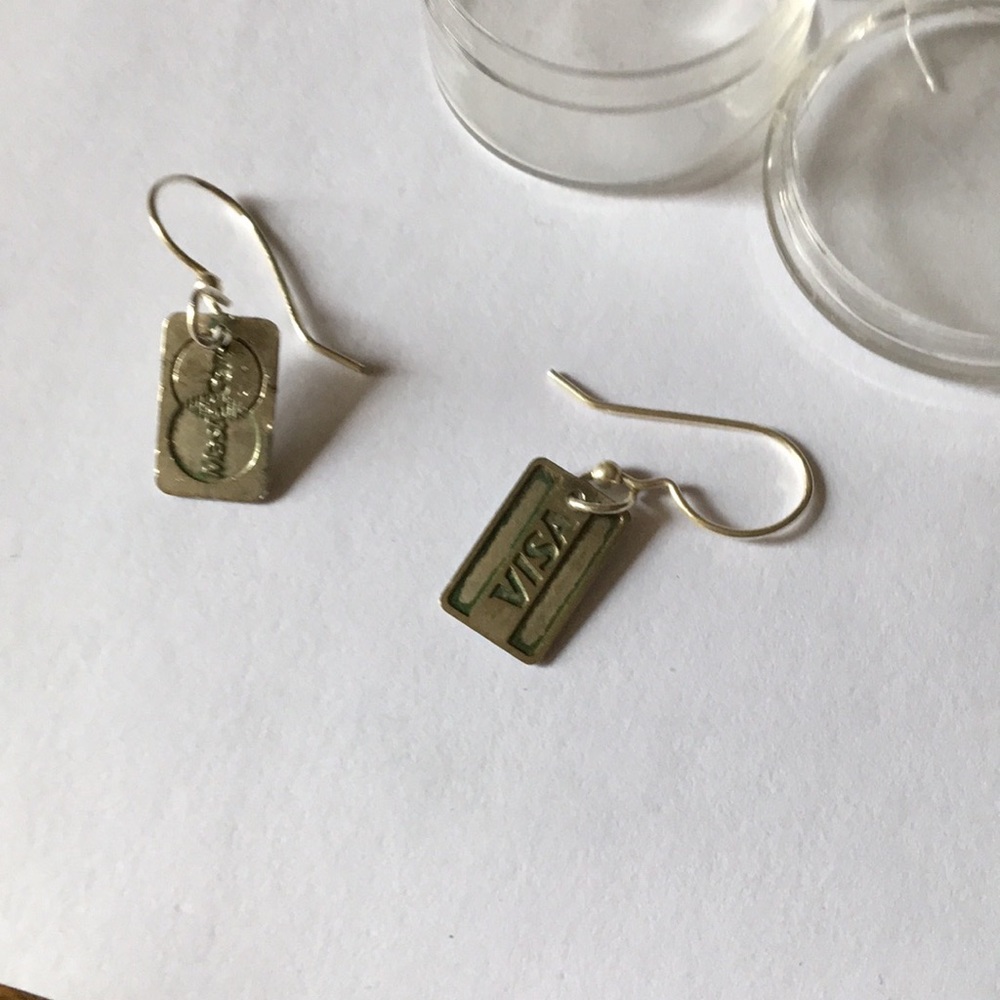 😱Visa and MasterCard earrings 😱